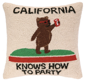 California Party Hook Pillow