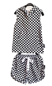 Cool Beanz Checkered Track Suit