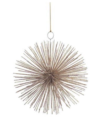 Spiked Glitter Ornament