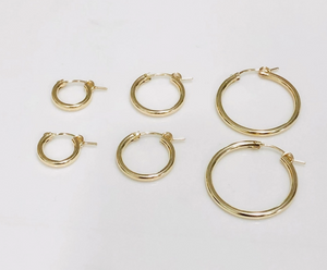 14k Gold Fill Hinge Earrings