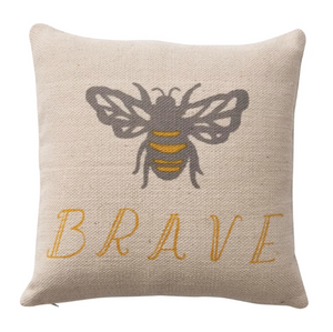 Brave Bee Pillow