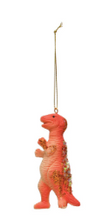 Load image into Gallery viewer, Dinosaur Ornament w/ Glitter
