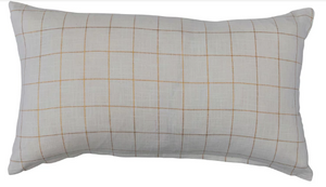 Woven Cotton Lumbar Pillow