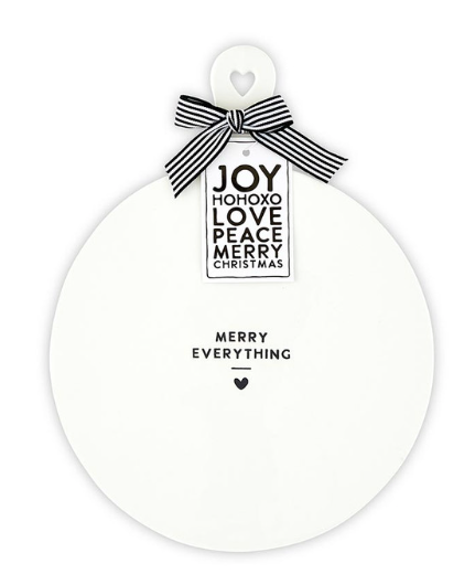Ceramic Cheese Tray - Merry Everything