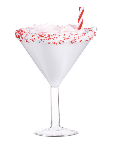 Peppermint Martini Ornament