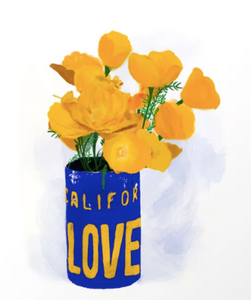 California Love - Poppy Can Print