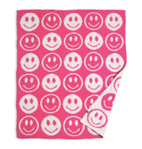 Load image into Gallery viewer, Children&#39;s Mini Smiley Throw Blanket
