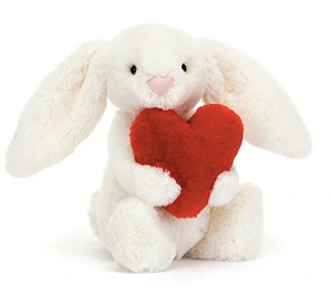 Jellycat Bashful Red Love Heart Bunny