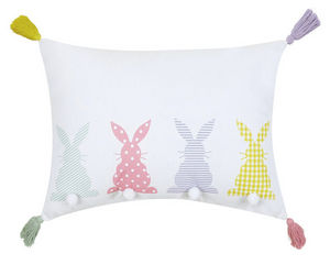 Bunny Bum Tassel Pillow