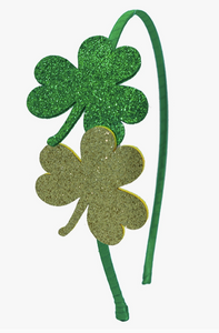 Glitter Shamrock Headband