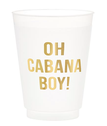 Oh Cabana Boy Reusable Cups