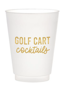 Golfer Frosted Cups