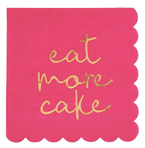 Eat More Cake Napkin