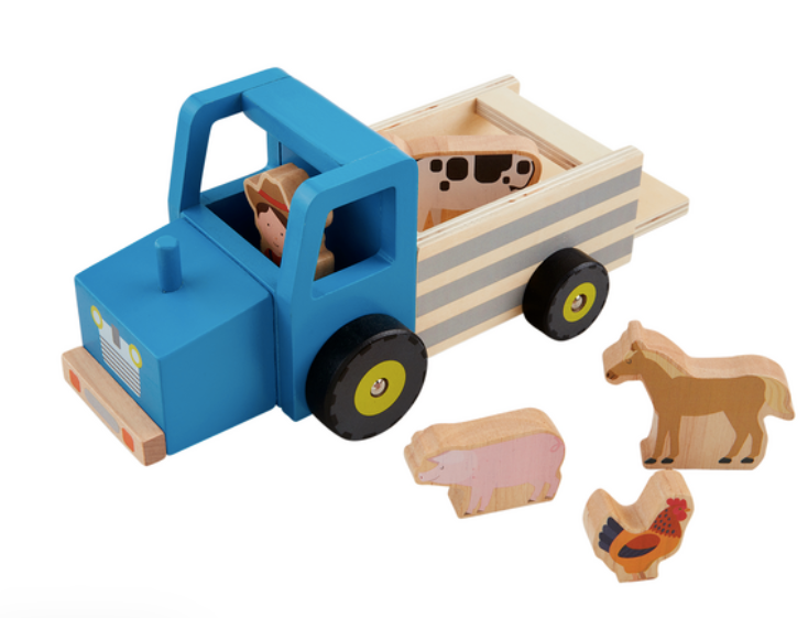 Tractor Wood Set