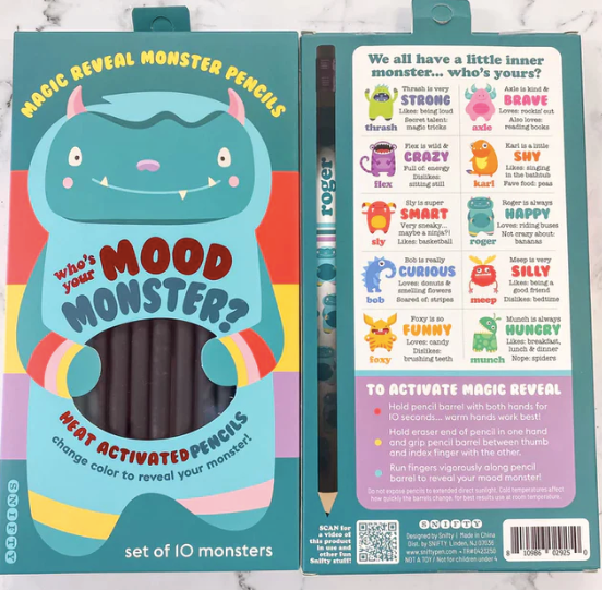 Monster Mood Pencil Set