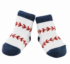 Baseball Baby Socks