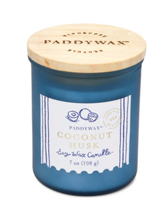 Coastal Blue Frosted Finish Glass Candle