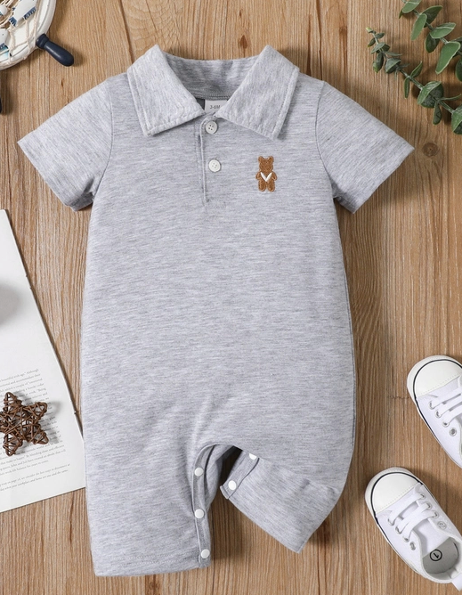 Baby Bear Polo Jumpsuit