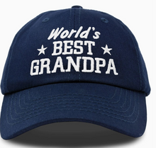 Load image into Gallery viewer, World&#39;s Best Grandpa Hat
