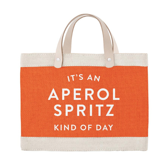 Mini Market Tote - Aperol Spritz