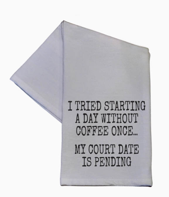 Quote Tea Towel