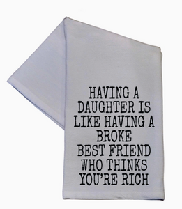 Quote Tea Towel