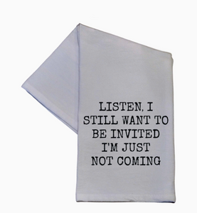 Quote Tea Towel