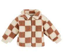 Load image into Gallery viewer, Checkered Sherpa Jacket
