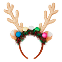 Load image into Gallery viewer, Light Up Reindeer Headband
