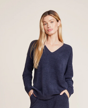 Load image into Gallery viewer, Barefoot Dreams CozyChic Ultra Lite V-Neck Hi-Low Pullover
