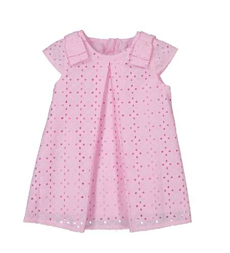 Pink Eyelet Dress