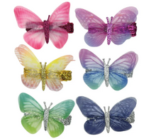 Load image into Gallery viewer, Sheer Butterfly Clips

