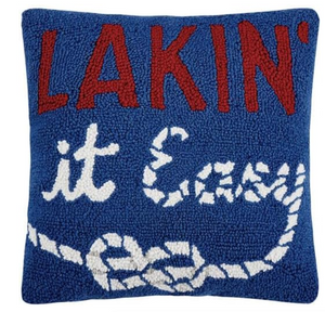 Lakin' it Easy Hook Pillow