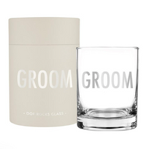 Load image into Gallery viewer, Wedding DOF Rocks Glass
