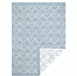 Kanodia Plush Blanket - Smiley Faces