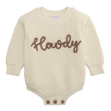 Load image into Gallery viewer, Howdy Baby Sweater &amp; Bubble
