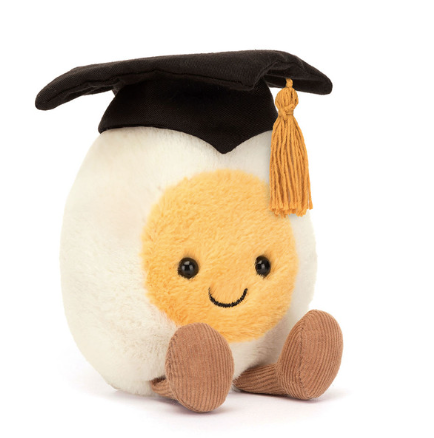 Jellycat Amuseables Boiled Egg Graduation