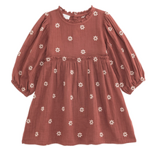 Load image into Gallery viewer, Daisy Embroidery Dress &amp; Bubble Romper
