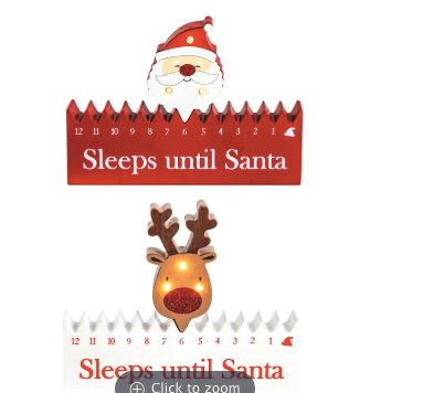 Christmas Countdown Blocks