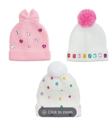 Rhinestone Beanie Hats