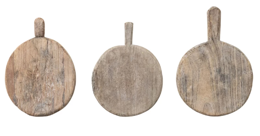Decorative Wood Bread Board with Handle