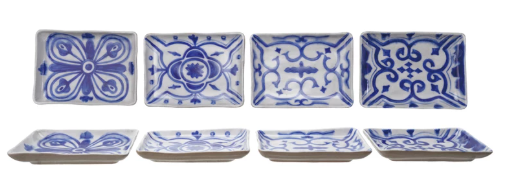 Hand-Painted Stoneware Plate