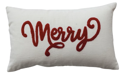 Merry Cotton Slub Lumbar Pillow