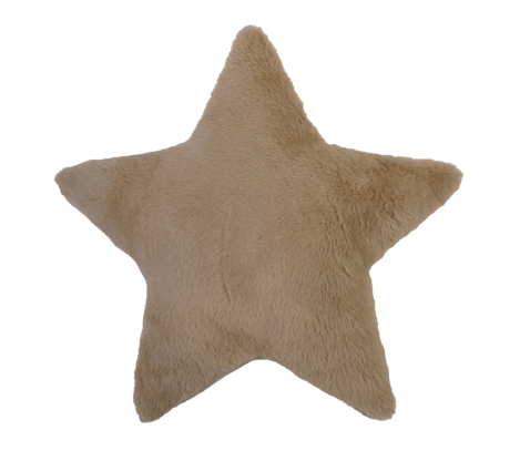 Faux Fur Star Shaped Pillow