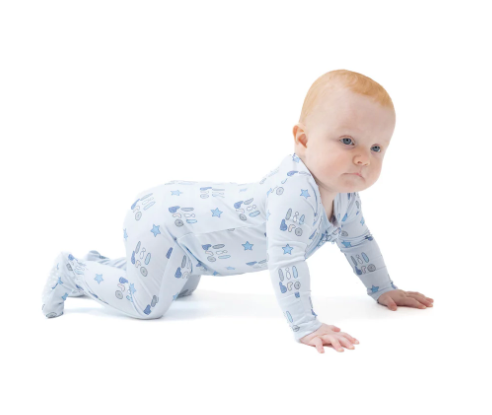 Lil Bro 2 Way Zipper Footie