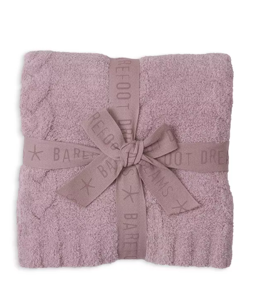 Barefoot Braided Cable Blanket