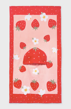 Load image into Gallery viewer, Strawberry Kids Hooded Beach Towel
