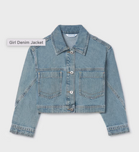 Load image into Gallery viewer, Girls Denim Jacket
