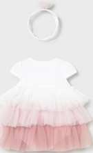 Load image into Gallery viewer, Pink Rosa Baby Tulle Dress and Headband Set
