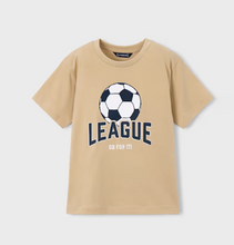 Load image into Gallery viewer, Boy Soccer League Tan T-Shirt
